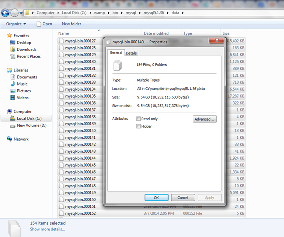 MySql Binary Logs