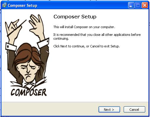 Windows Composer Install Screen2