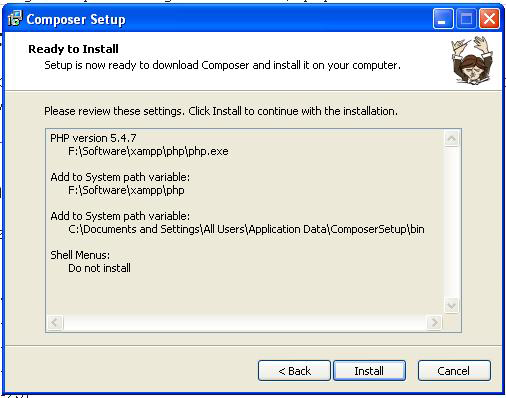 Windows Composer Install Screen4