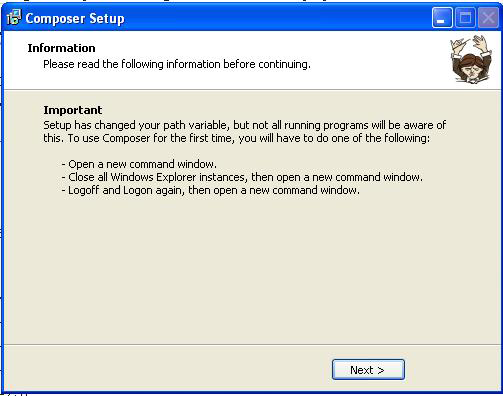 Windows Composer Install Screen9